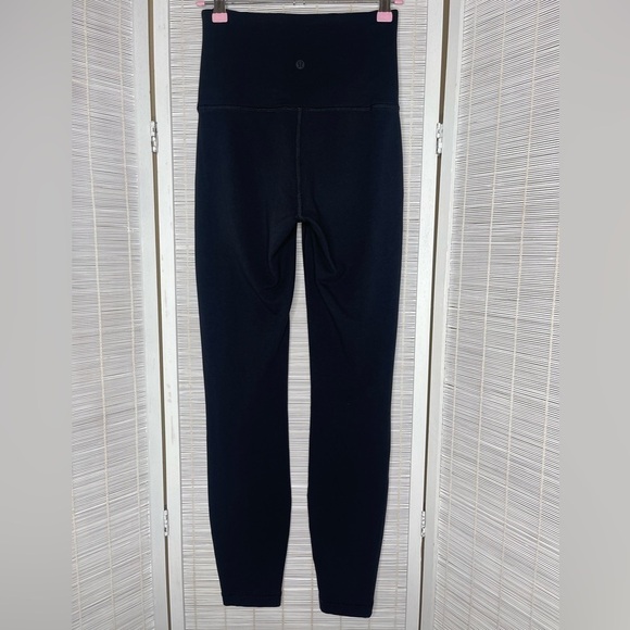 Lululemon Wunder Lounge Super High Rise Tight Black Size 2 - Picture 4 of 8